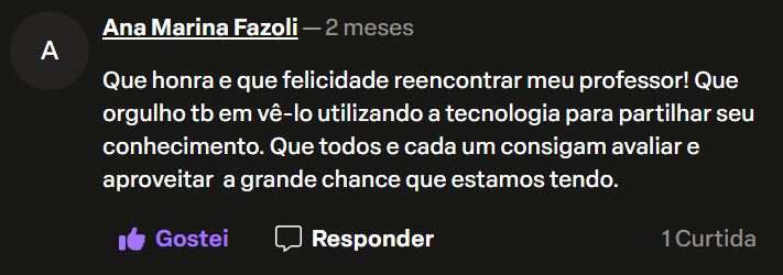 Mensagem do canal do Professor Jorge Miguel — 7