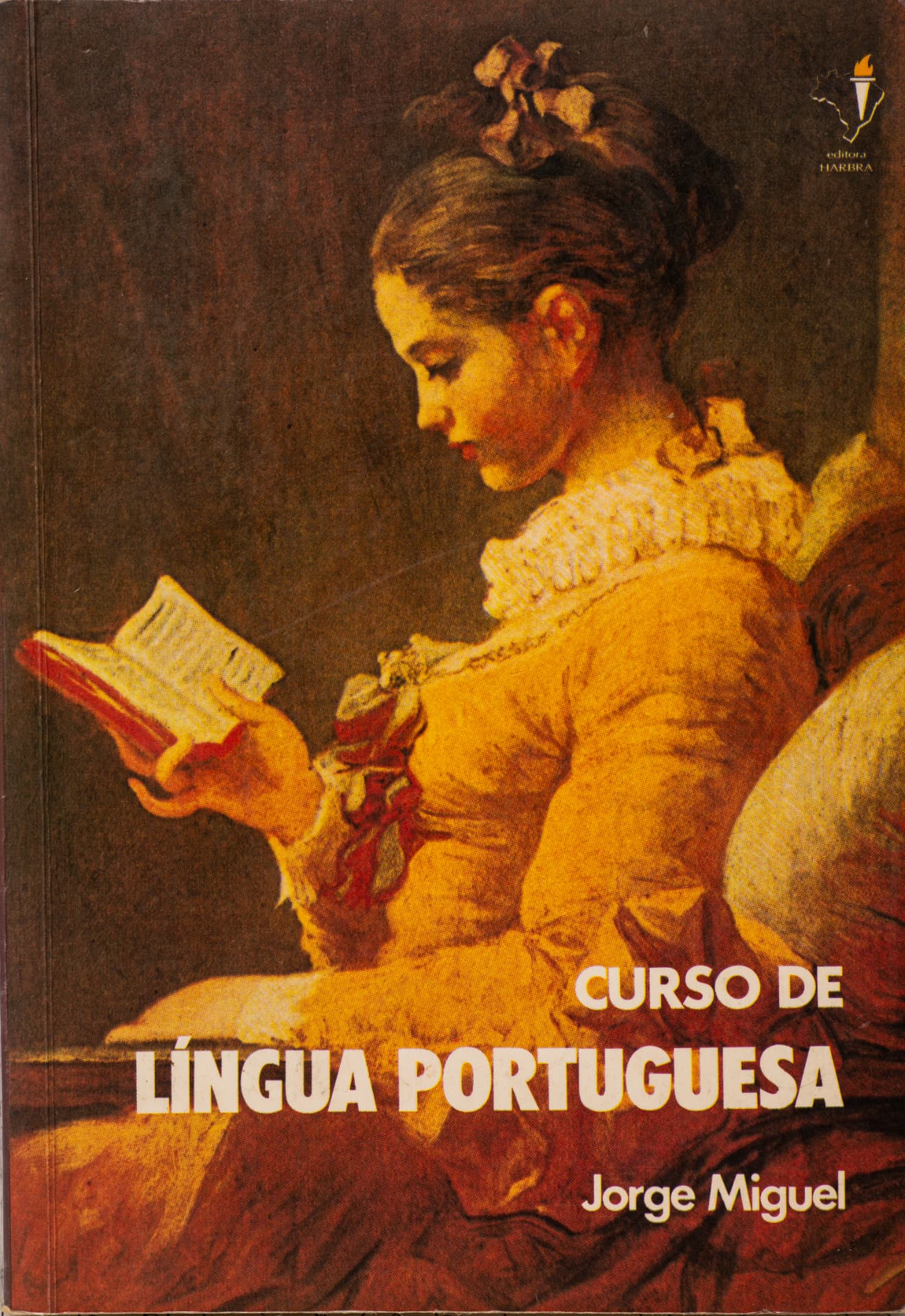 Capa do livro Curso de Língua Portuguesa, de Jorge Miguel, Editora Harbra