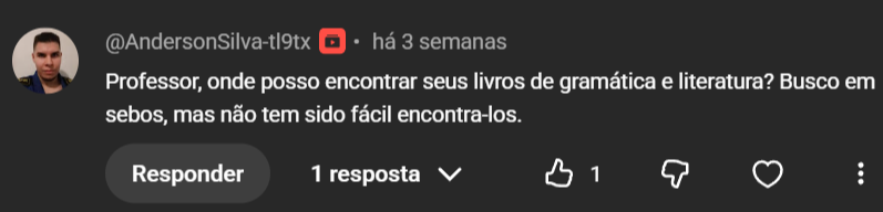 Mensagem do canal do Professor Jorge Miguel — 2